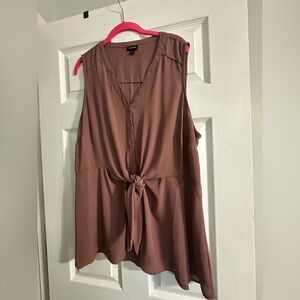 Torrid mauve Sleeveless Blouse EUC